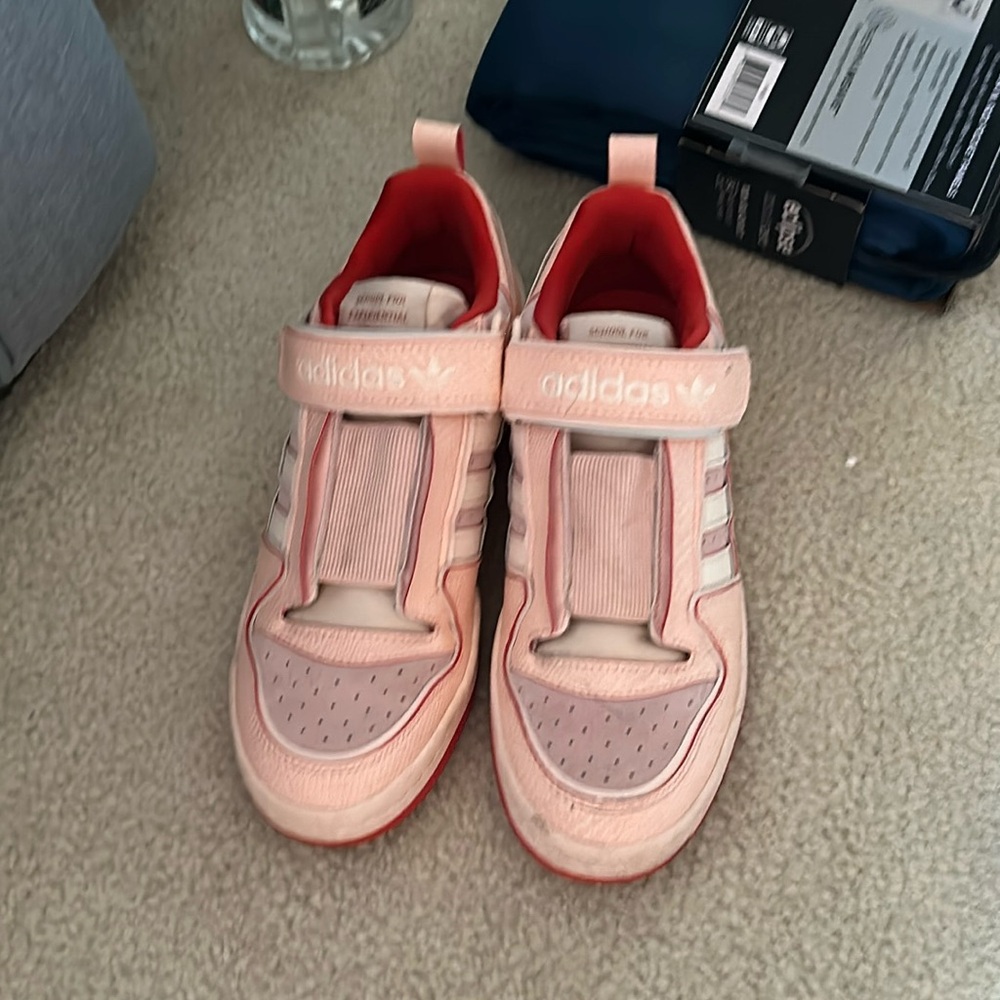 Adidas pink shoes